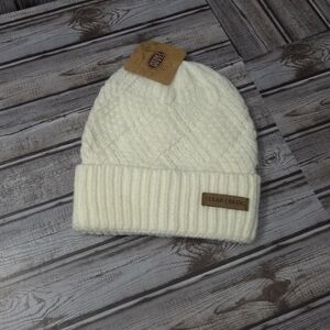 Clear Creek Cream Knit Beanie